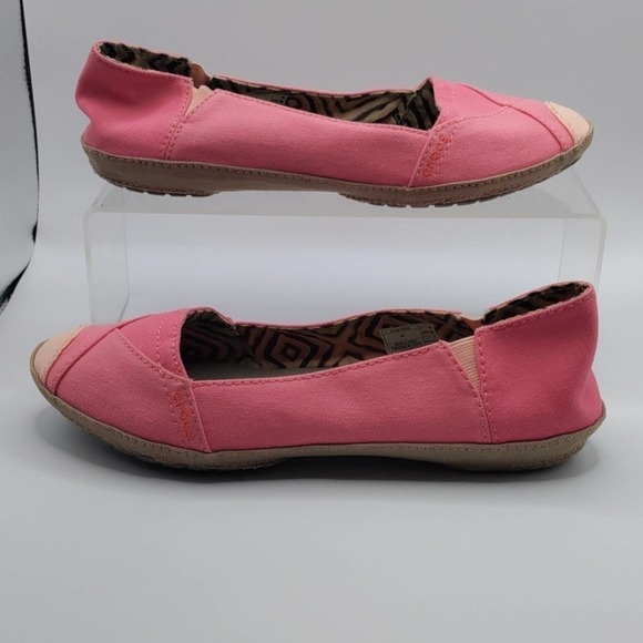Crocs angle line flats slip on loafers women's size 7 concrete pink - Picture 1 of 9